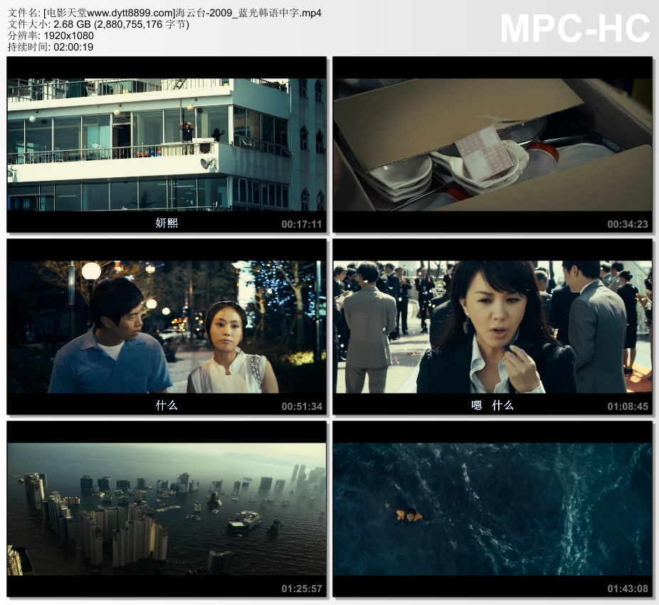 2009年韩国6.4分动作片《海云台》蓝光韩语中字