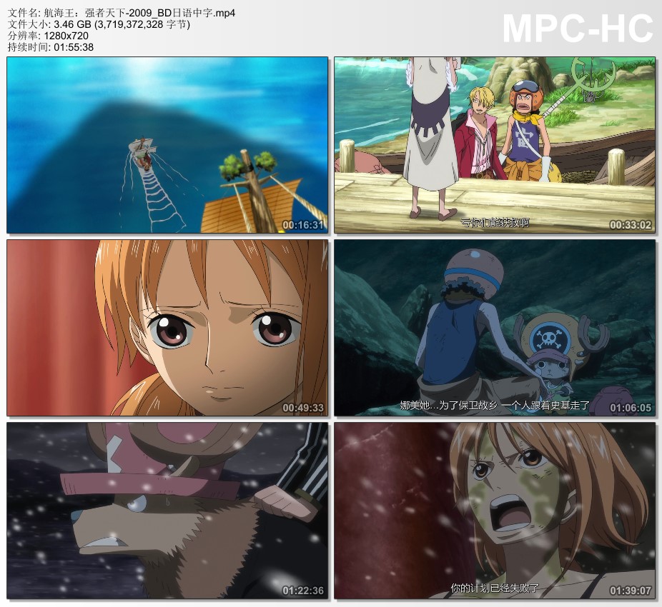 2009年日本8.7分动画片《海贼王剧场版10：强者天下》1080P日语中字