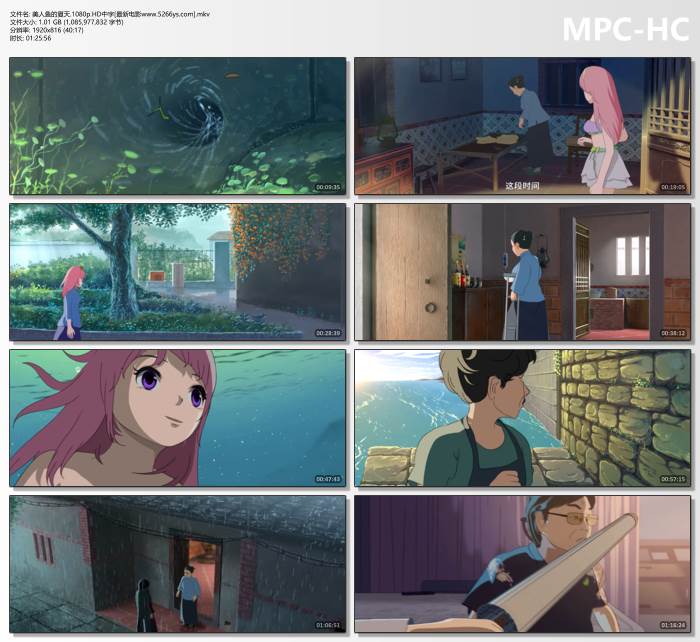 2024年国产动画片《美人鱼的夏天》1080P国语中字